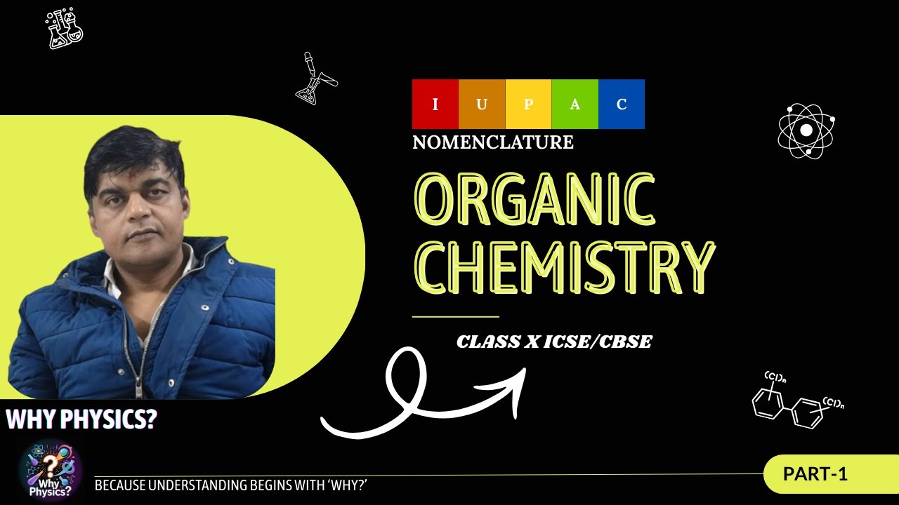IUPAC - Nomenclature of ORGANIC Carbon & its compound - Functional groups | WHY PHYSICS?|#education