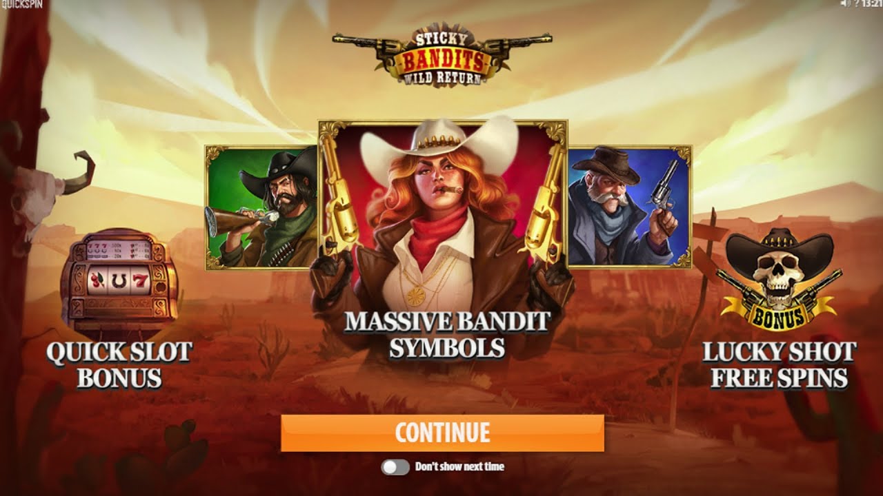 Sticky Bandits 2 Wild Return Big Win - A Game By Quickspin.