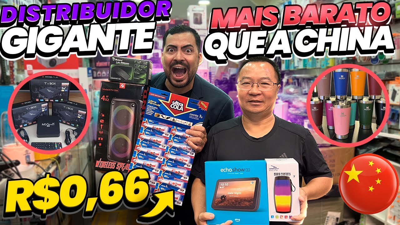 ESSE É NOVO! ACHEI NO BRÁS UM DISTRIBUIDOR GIGANTE PRA VOCÊ GANHAR DINHEIRO! TEM PRODUTOS ORIGINAIS