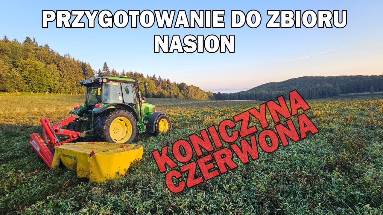 Żniwa 2023 - Przygotowanie koniczyny czerwonej do zbioru! zakup podbieracza pokosu był przemyślany?