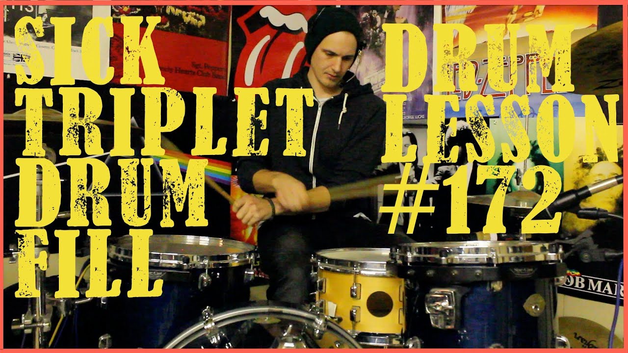 Sick Triplet Drum Fill - Drum Lesson #172