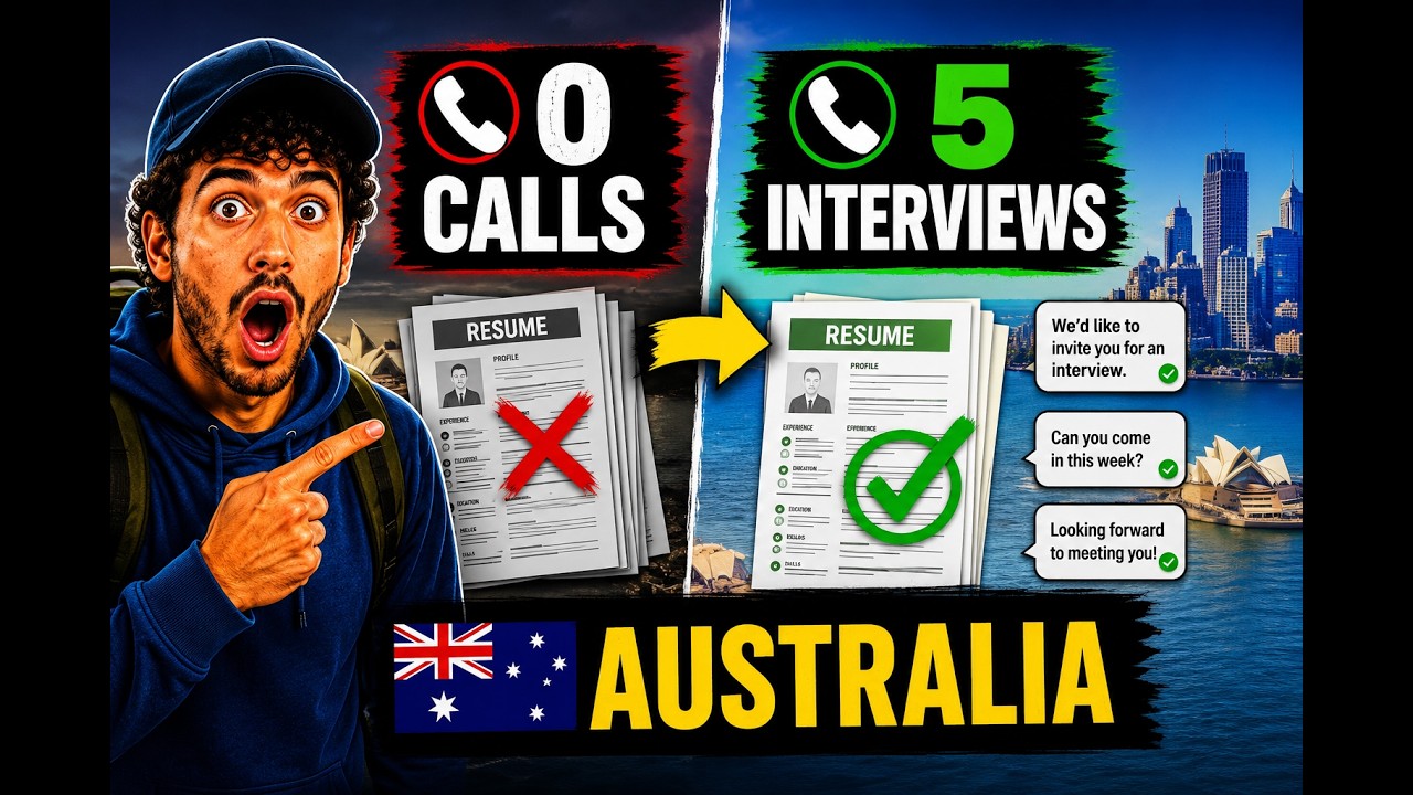 How to Create an Australian Resume That Gets Interviews 🇦🇺 (Backpacker Guide)