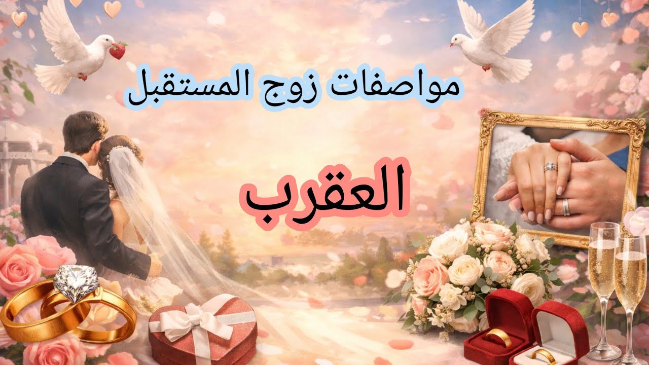 العقرب♏مواصفات زوج المستقبل 💍وماهي أحرف أسمه؟؟ 