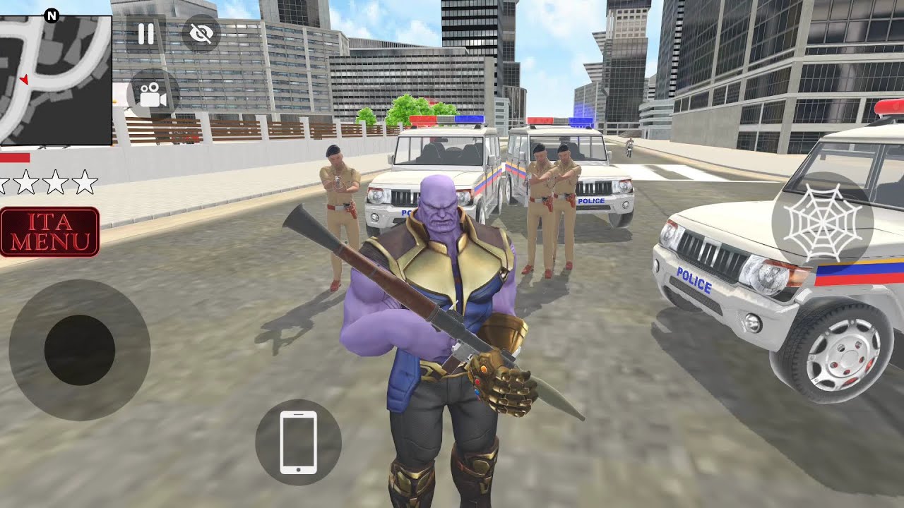 Thanos vs police 🚨 part 555 game play 🎮