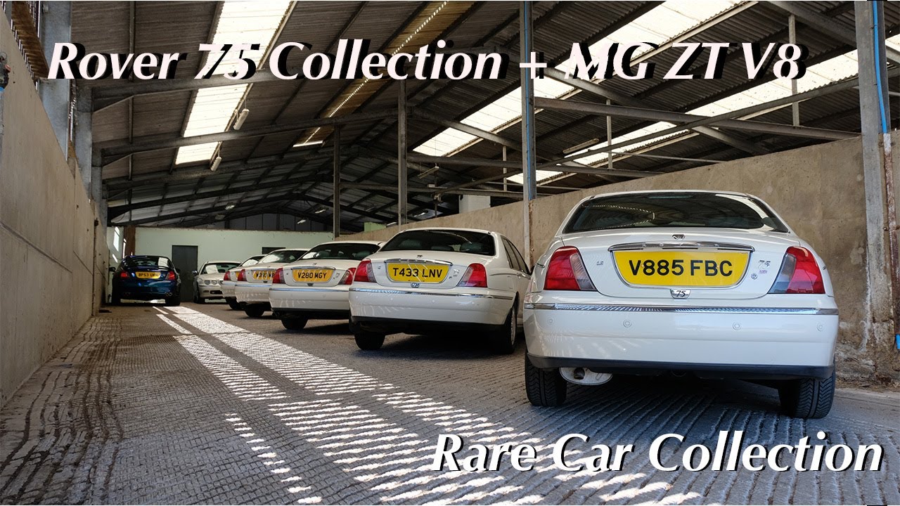Экскурсия по коллекции Rover 75 и MG ZT 260 — Old English Whites, дилерский автомобиль и Typhoon ...