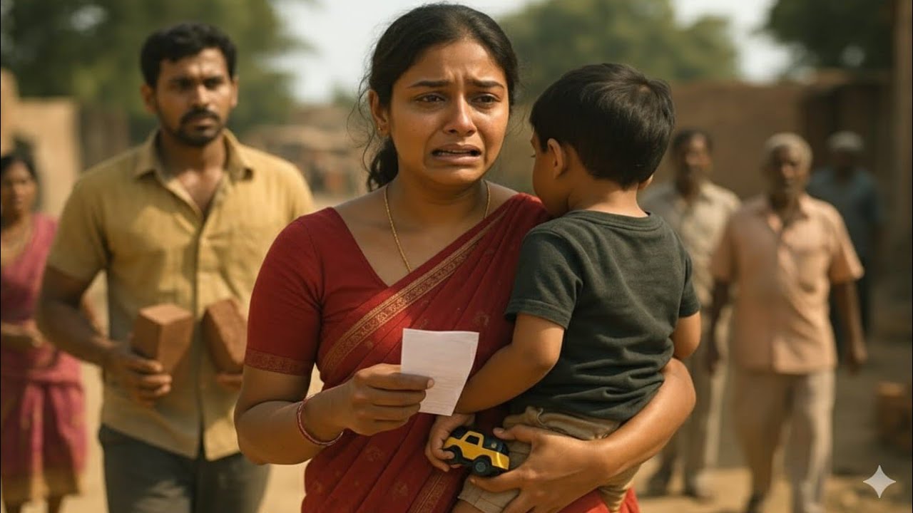 এক সুন্দরী নারী তার ছোট্ট ছেলেকে কোলে করে এসে তার শ্রমীক স্বামীকে এমন এক খবর শুনালো...