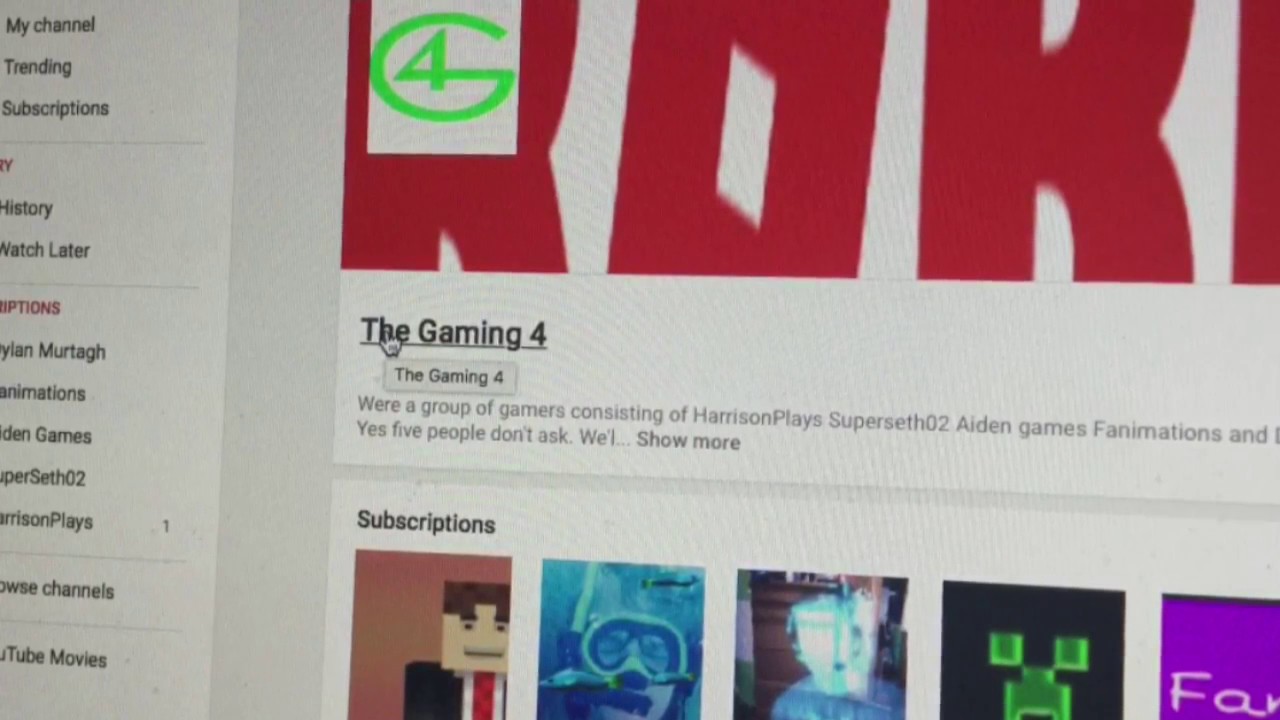 Harrisons intro to the Gaming 4!!!