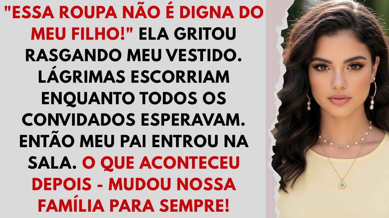 Sogra rasgou meu vestido de noiva minutos antes da cerimônia - mas ela não esperava isso...