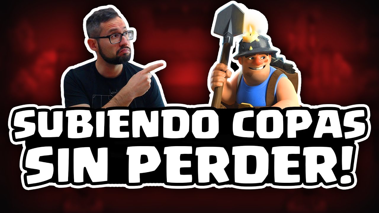 SUBIENDO COPAS CON MINERO+VENENO, ¡NO PERDEMOS NI UNA! | Malcaide Clash Royale