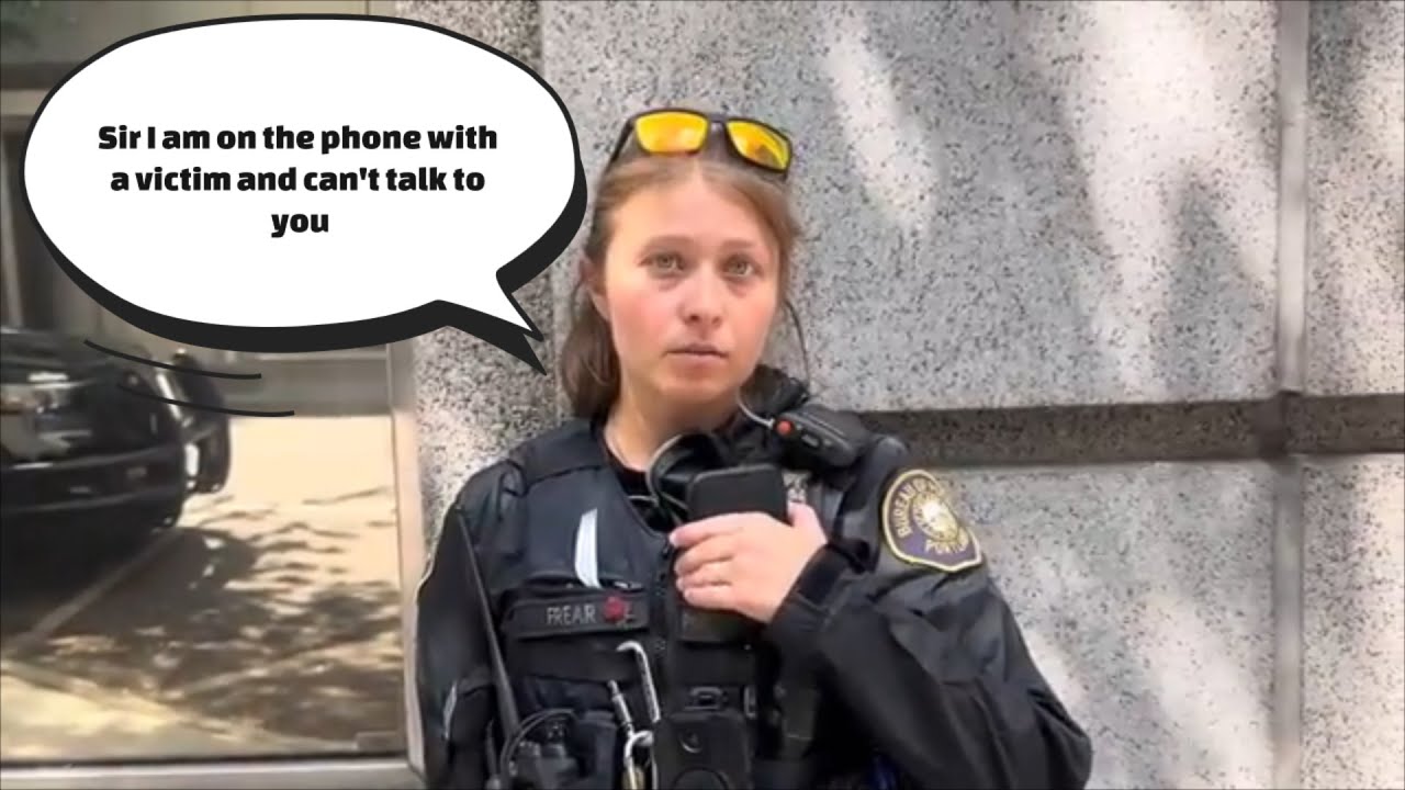 Frauditor gets annoyed that the police ignore him