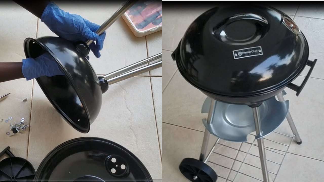 STEP BY STEP HOW TO ASSEMBLE A MASTER CHEF CHARCOAL BBQ