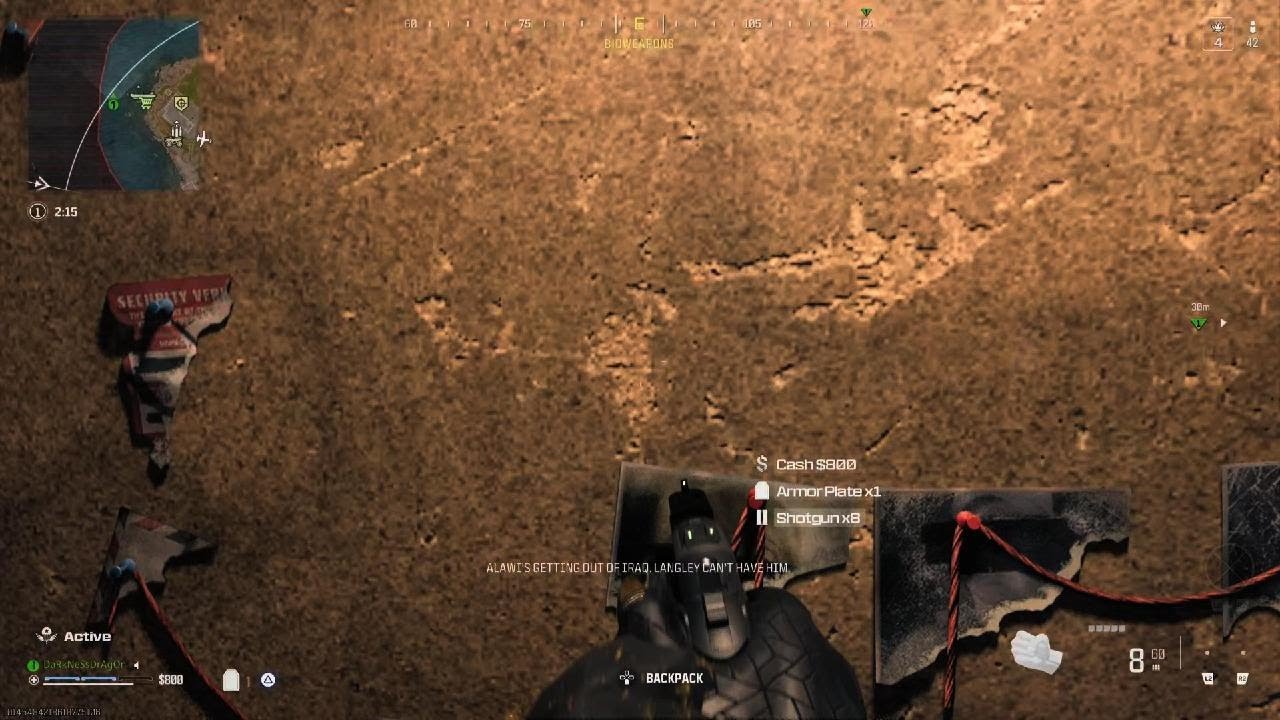 I found  blk 6 last calling card on rebrith island