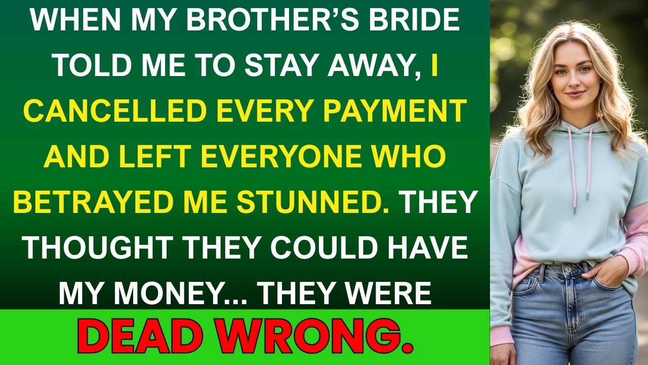 At My Brother’s Wedding, the Bride Kicked Me Out—So I Canceled Every Payment