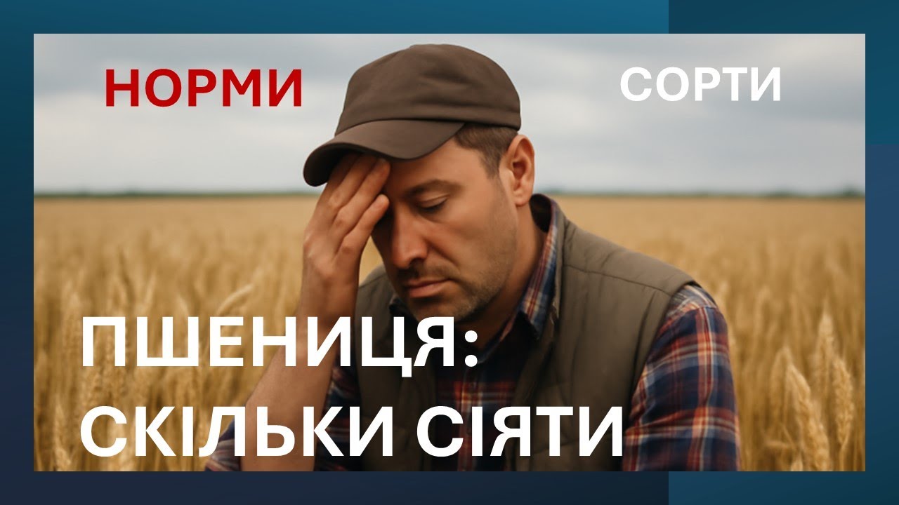 СОРТИ-НОРМИ №9 - Норма Висіву Пшениці: Як не Годувати зайві 8 Млн Стебел? Глибина посіву та Сорти