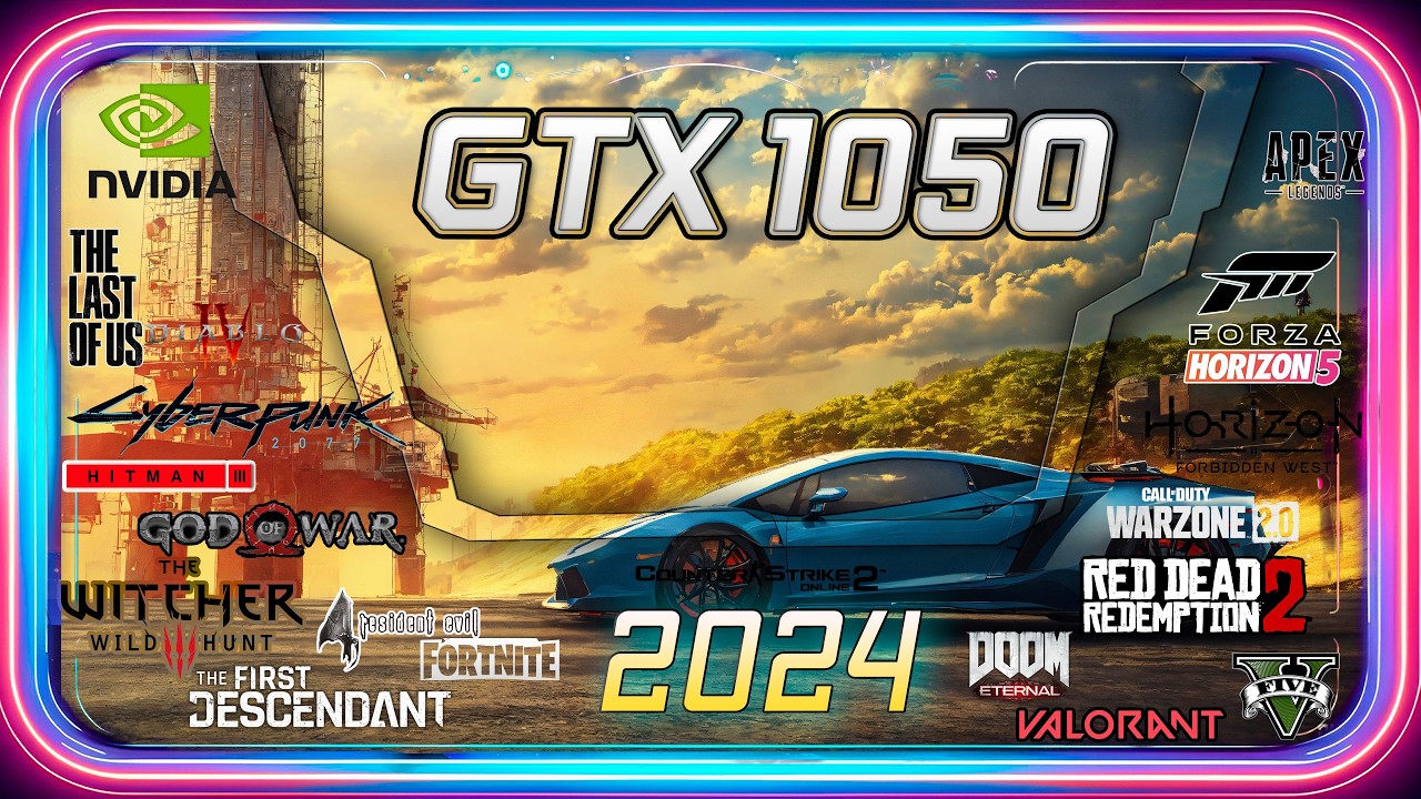 2024 Gaming Test | NVIDIA GEFORCE GTX 1050 in 30 GAMES