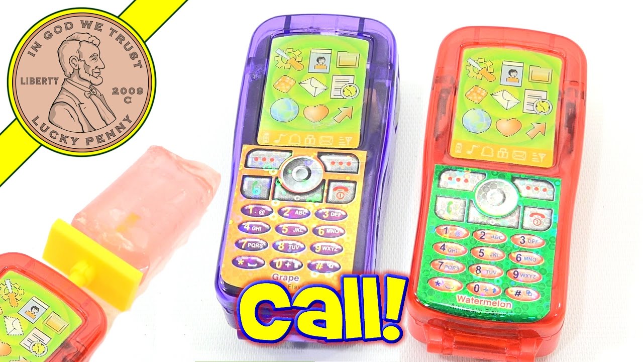 Flip Phone Pop Candy Lollipop