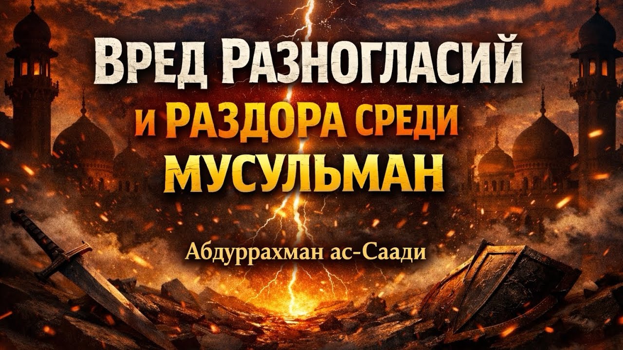 Вред разногласий и раздора среди мусульман || Абдуллах Татарий