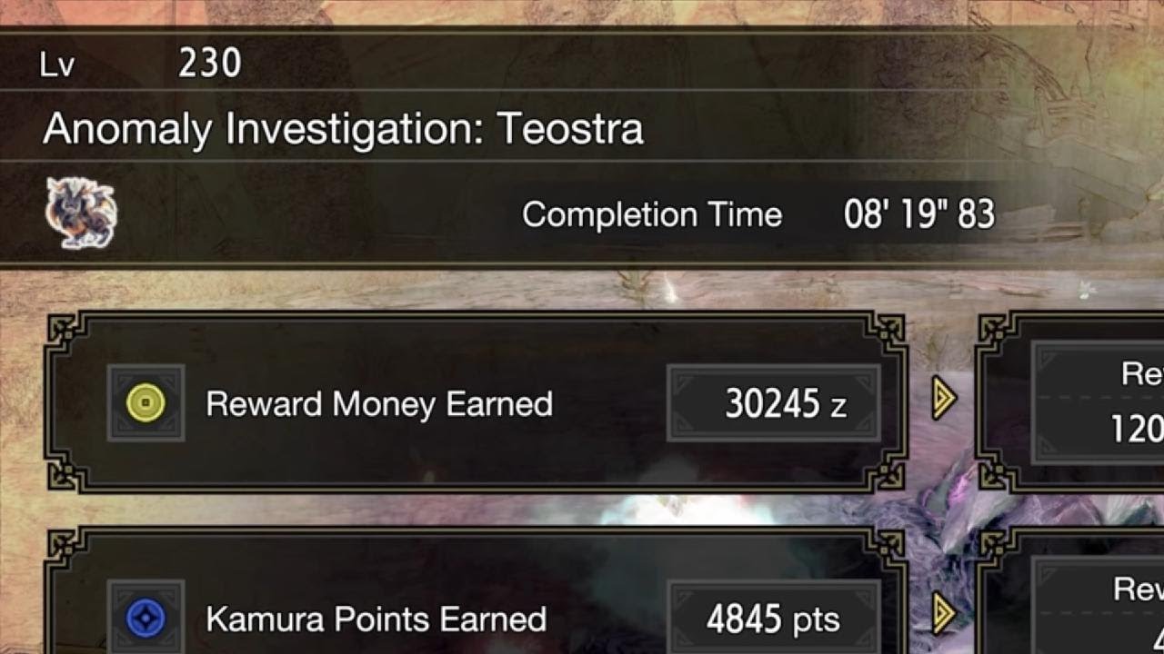 Monster Hunter Rise Sub 10 baby
