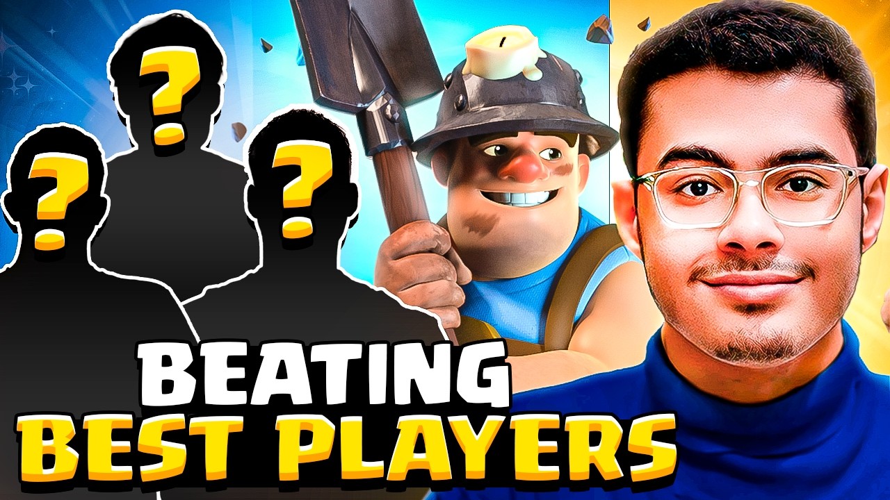 Beating the best players with high skill miner deck 🏹