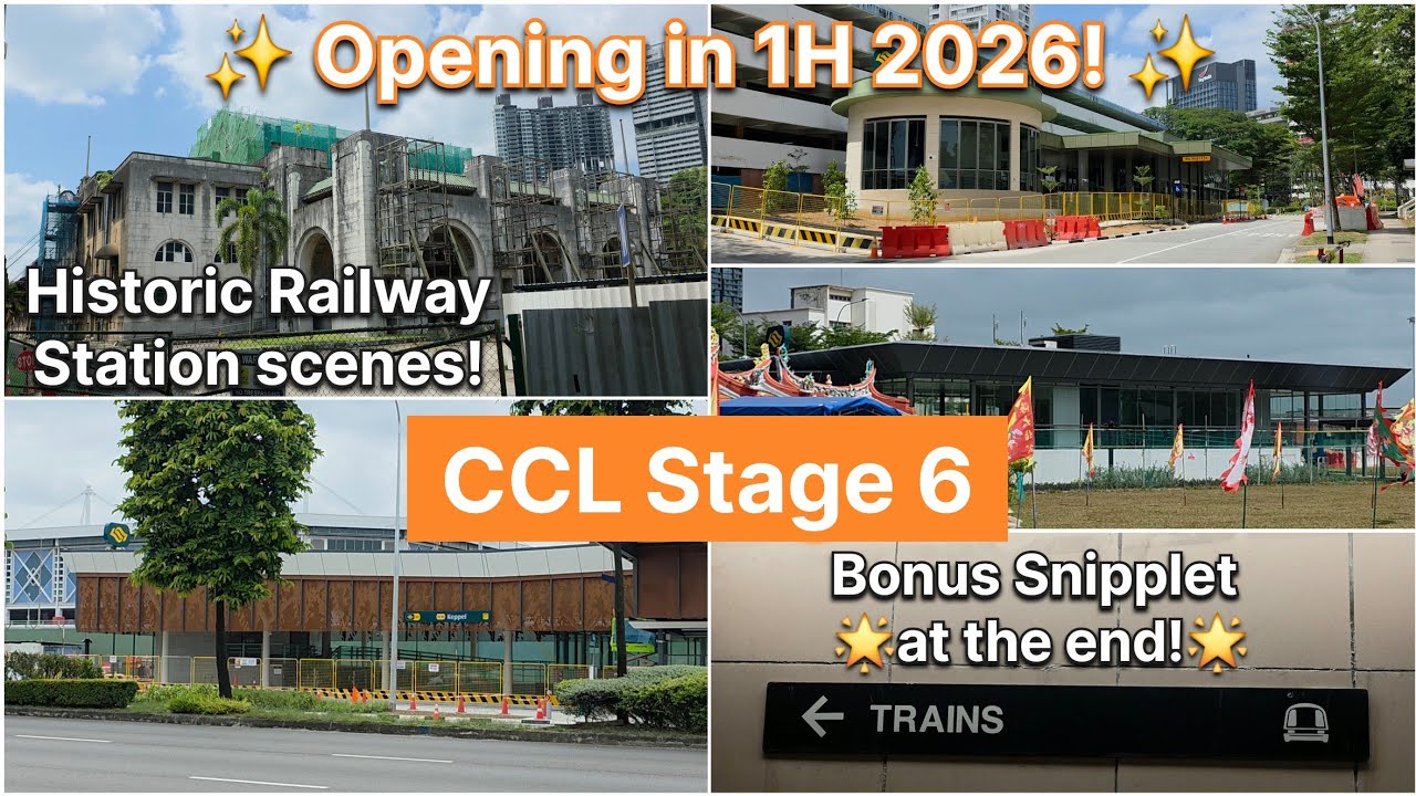 [Upcoming Station Exits Preview] - Circle Line Stage 6 (with former Railway Station scenes)