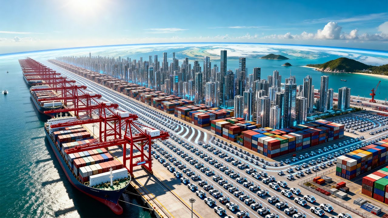 China Built an AI Run Port Bigger Than All U S  Ports Combined 1