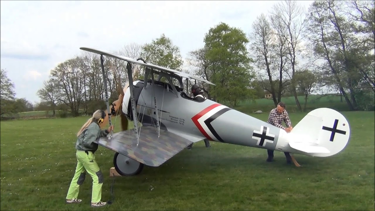 Mikael Carlson Pfalz D.VIII - First Directional Control Tests