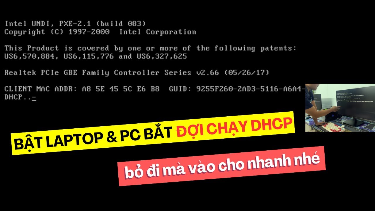 Bật M&aacute;y T&iacute;nh Laptop & PC Hiện CLIENT MAC ADDR....Realtek PCIe GBE Family Controller Series DHCP