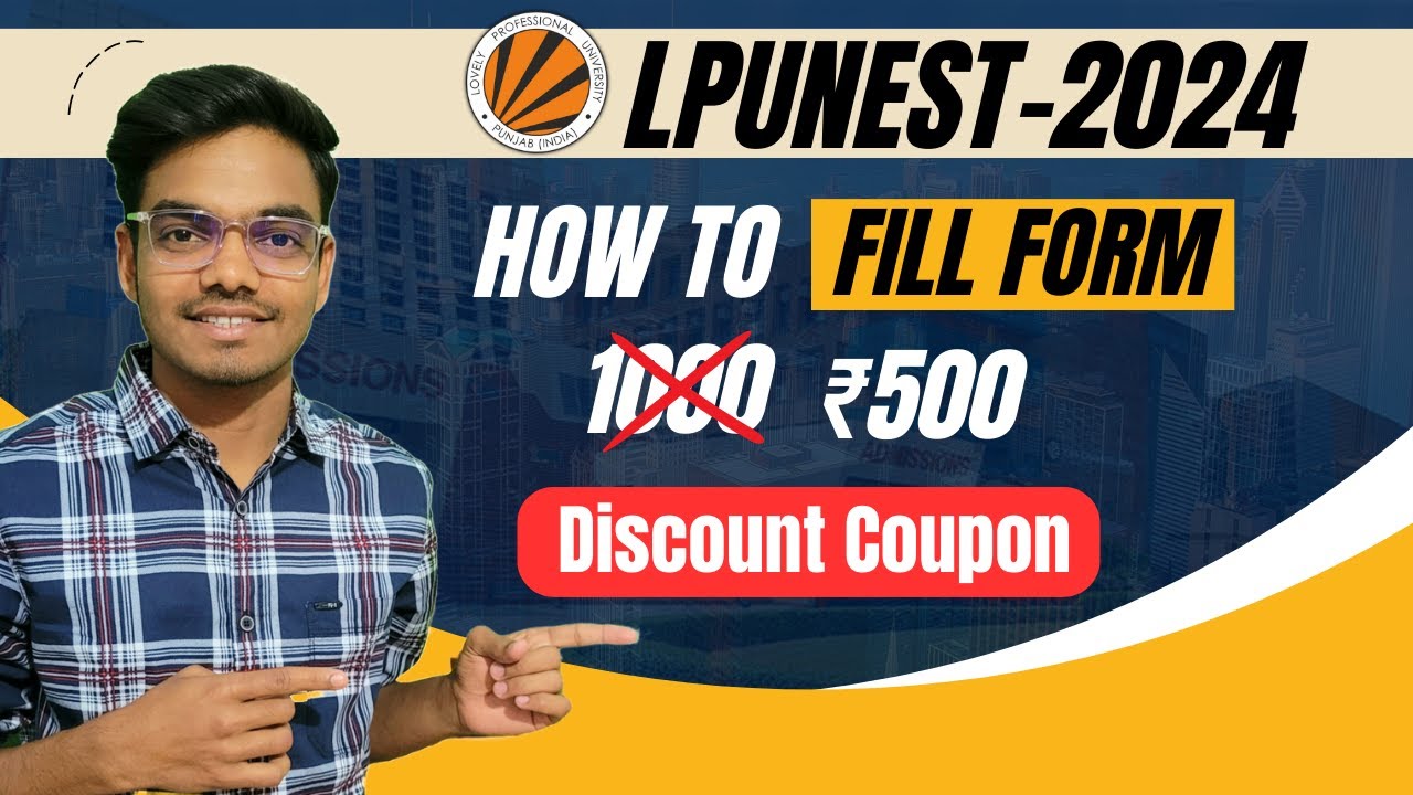 How To Fill LPUNEST Form 2025 | LPUNEST 2025 Coupon Code | LPU Admission 2025