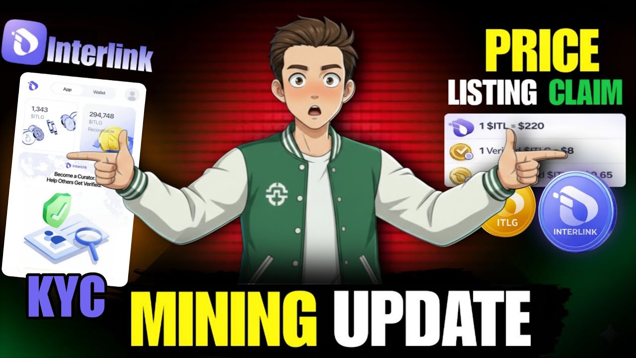 Interlink Network New Update | ITLG Price Prediction | Interlink KYC Update | Interlink Mining 