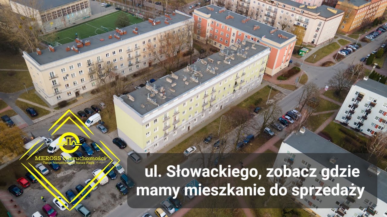 Lokalizacja mieszkania na sprzedaż/ Trzech Wieszczów/ ul. Słowackiego/ MEROSS Nieruchomości