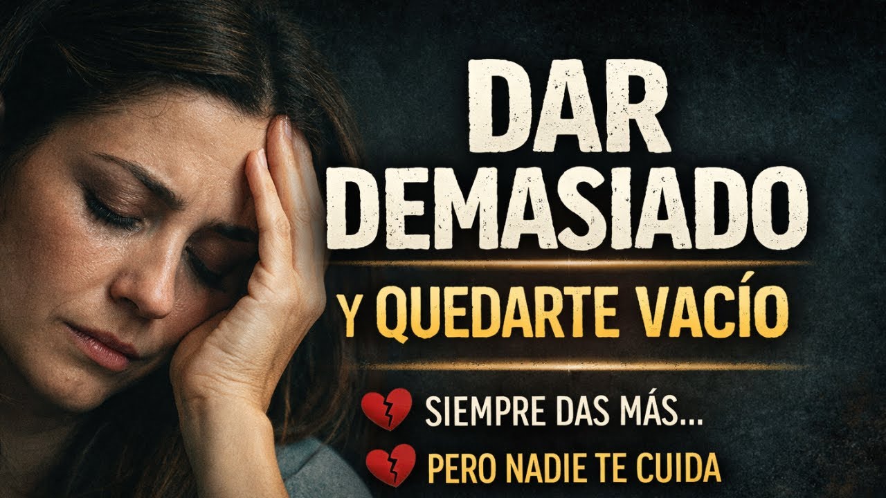 Cuando das demasiado y te quedas vacio