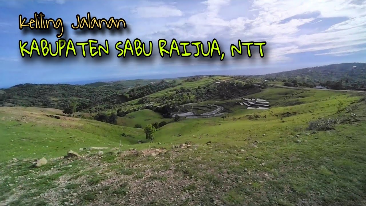 JALANAN KABUPATEN SABU RAIJUA NTT (PULAU SAWU)