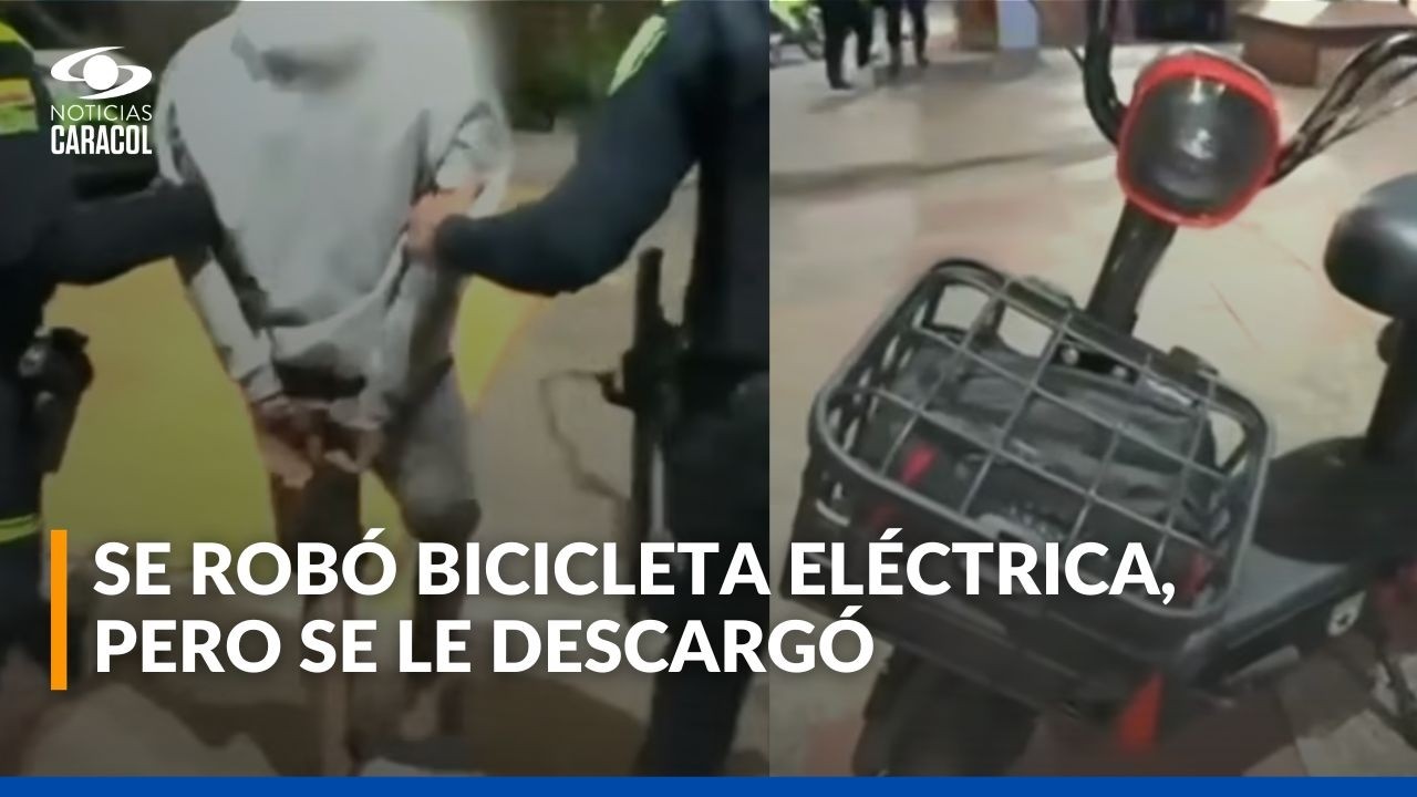 Ojo de la noche: hombre fue capturado tras el robo de bicicleta que se le descargó