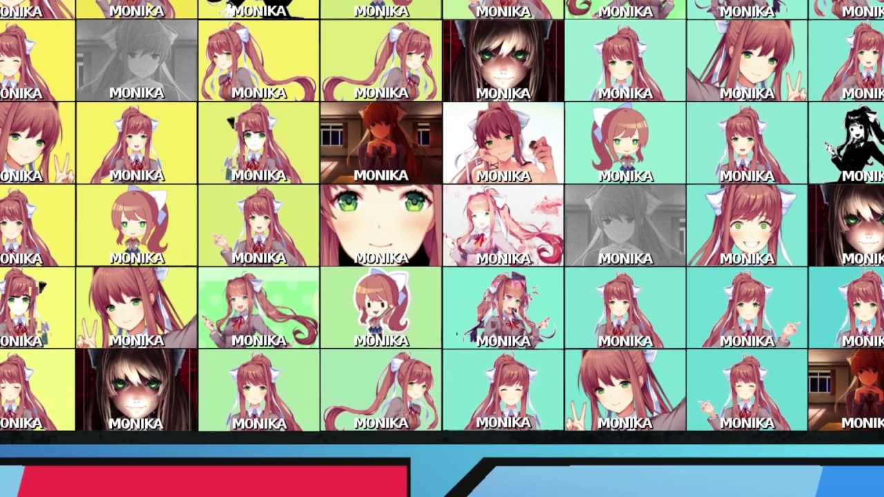 If Monika were in Super Smash Bros. Ultimate
