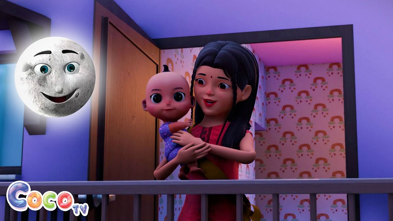 चंदा मामा दूर के | Chanda Mama Door Ke I 3D Hindi Rhymes For Children | Hindi Poem | Coco TV Rhymes