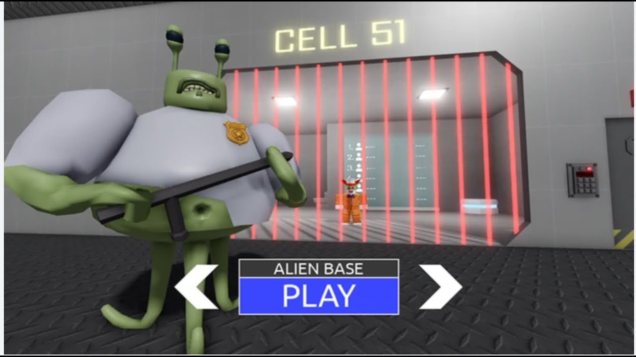 Escaping from Alien Barry!!! - Roblox Gameplay Walkthrough (New Update)
