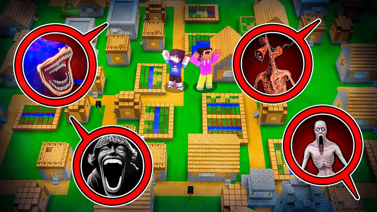 АУЫЛДЫ МОНСТРЛАРДАН ҚОРҒАДЫҚ 67 қазақша майнкрафт казакша аско