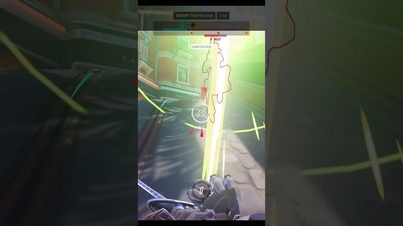 crazy genji nano blade in overwatch 2 season 4 #genji #overwatch2
