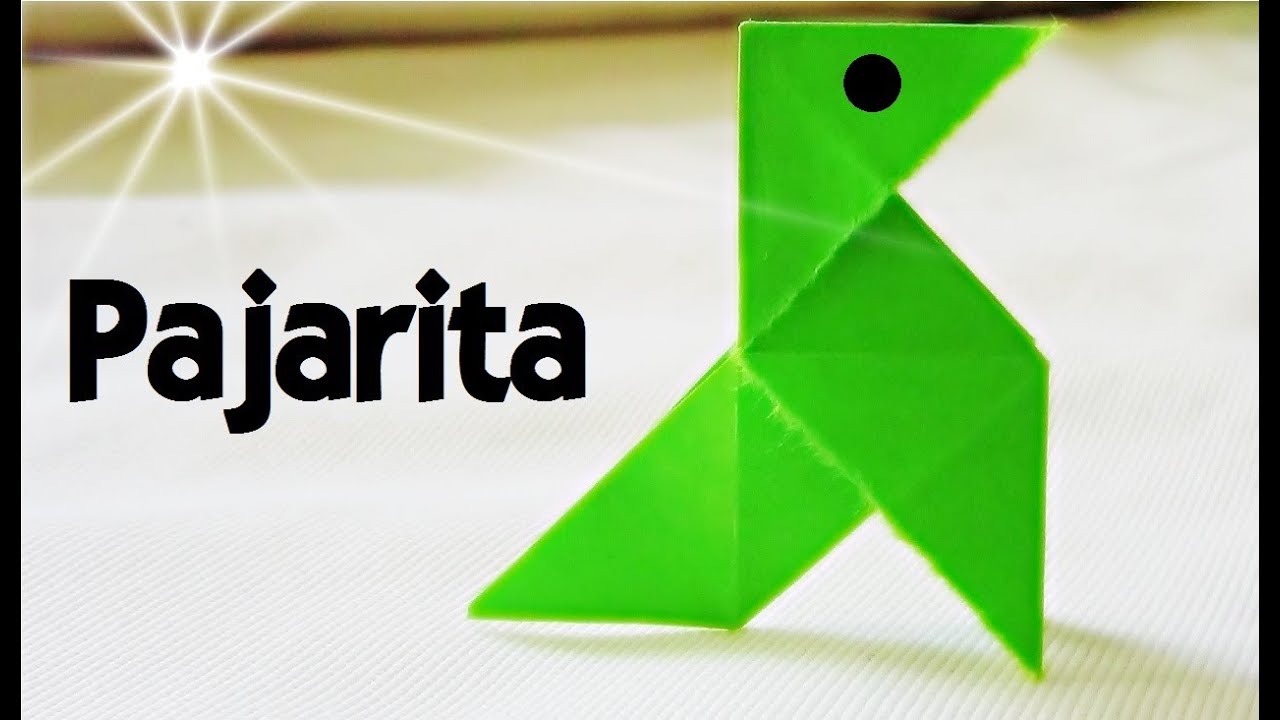 Cómo hacer una Pajarita de Papel - Papiroflexia