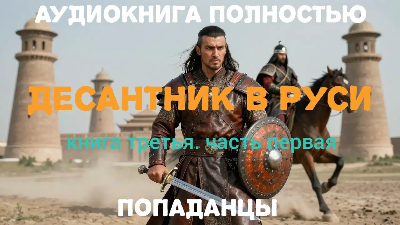 Аудиокнига полностью. Десантник в Руси. Книга третья. Часть первая / попаданцы 