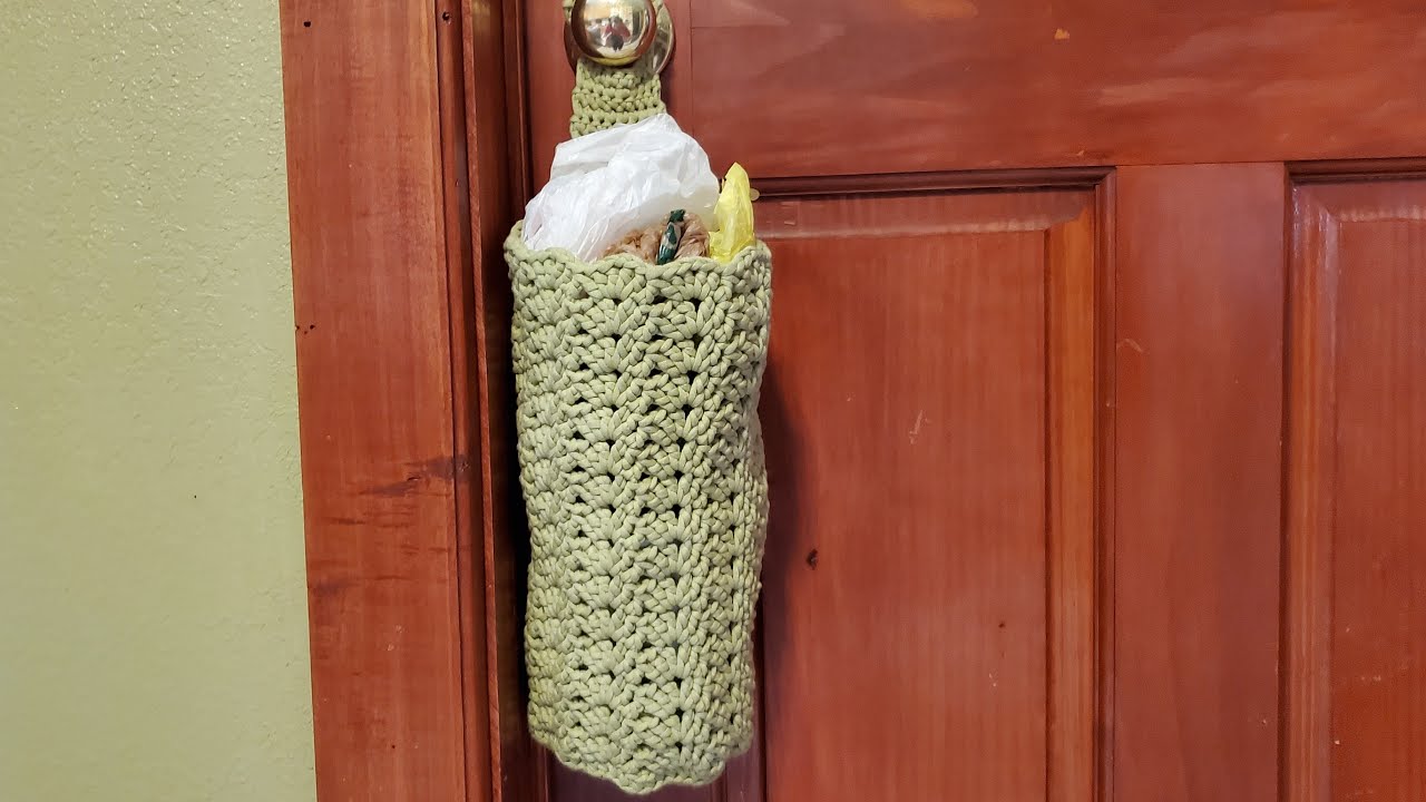 How to crochet a Grocery Bag Holder