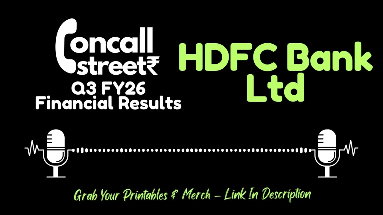 HDFC Bank Q3 FY26 Earnings Conference Call | Management Commentary & Outlook
