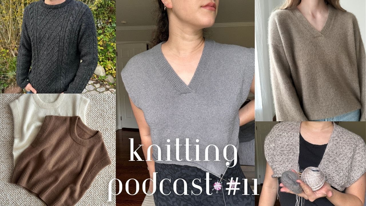 Knitting Podcast no.11 | IN THE FROG POND, plus the Moon Set pattern universe, Bruno Vest, and Moby