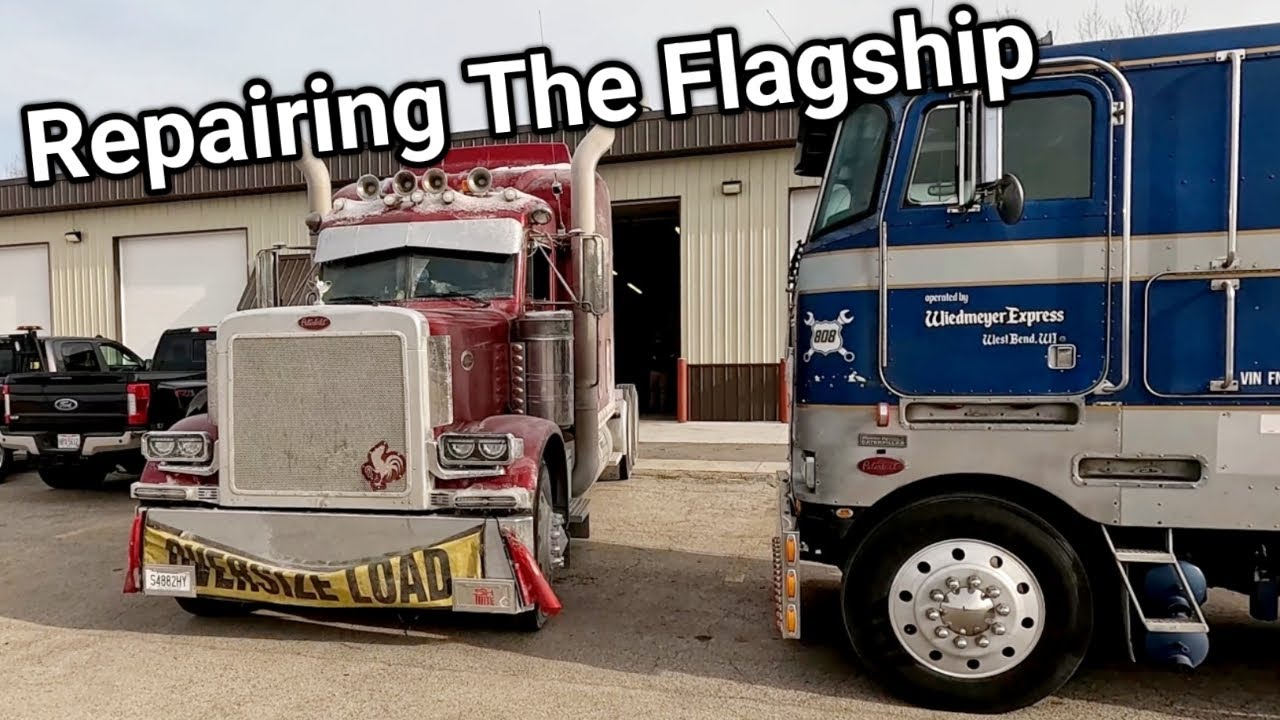 We Repair Rooster!  Gentry & Son's Flagship 379 Peterbilt