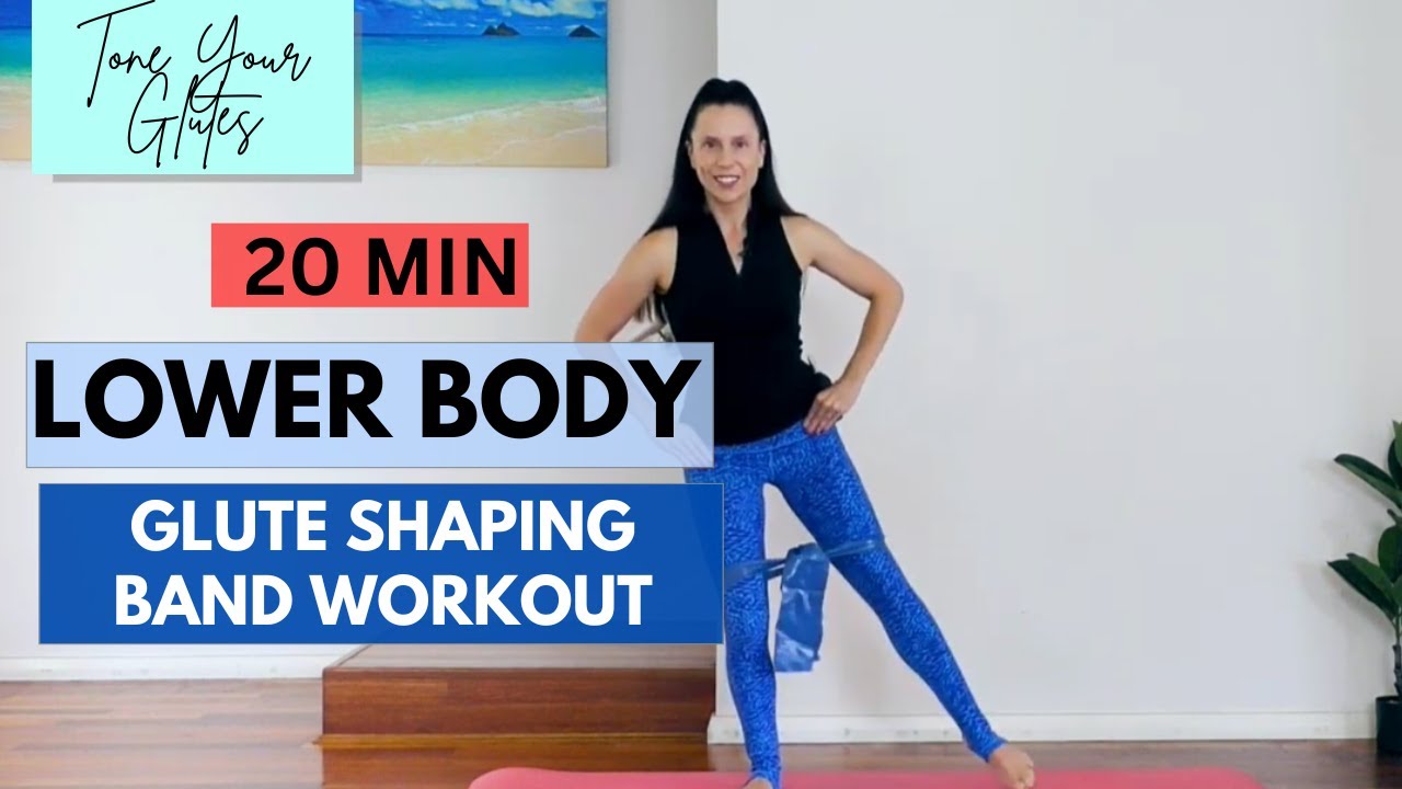 20 Min Resistance Band Glute Workout | Tone Your Booty