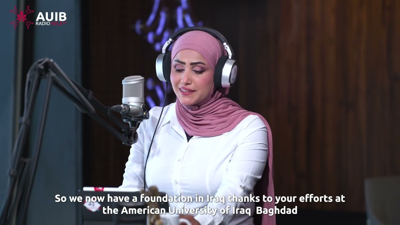 حلقة جديدة من برنامج Be at AUIB مع ضيفنا أ. يوسف جاسم مدير مركز التغير المناخي