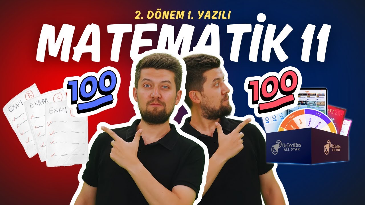 11. Sınıf Matematik 2. Dönem 1. Yazılı Hazırlık Çalışması | 