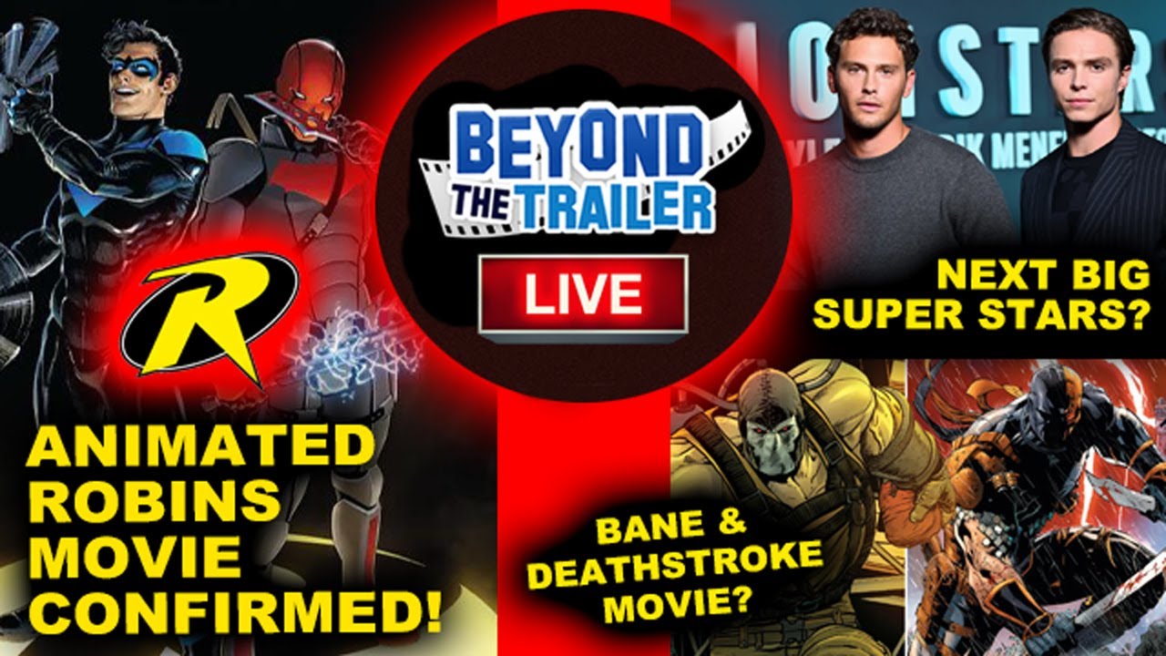 Dynamic Duo Robin Animated Movie DC, Bane & Deathstroke, Cooper Koch & Nicholas Alexander Chavez