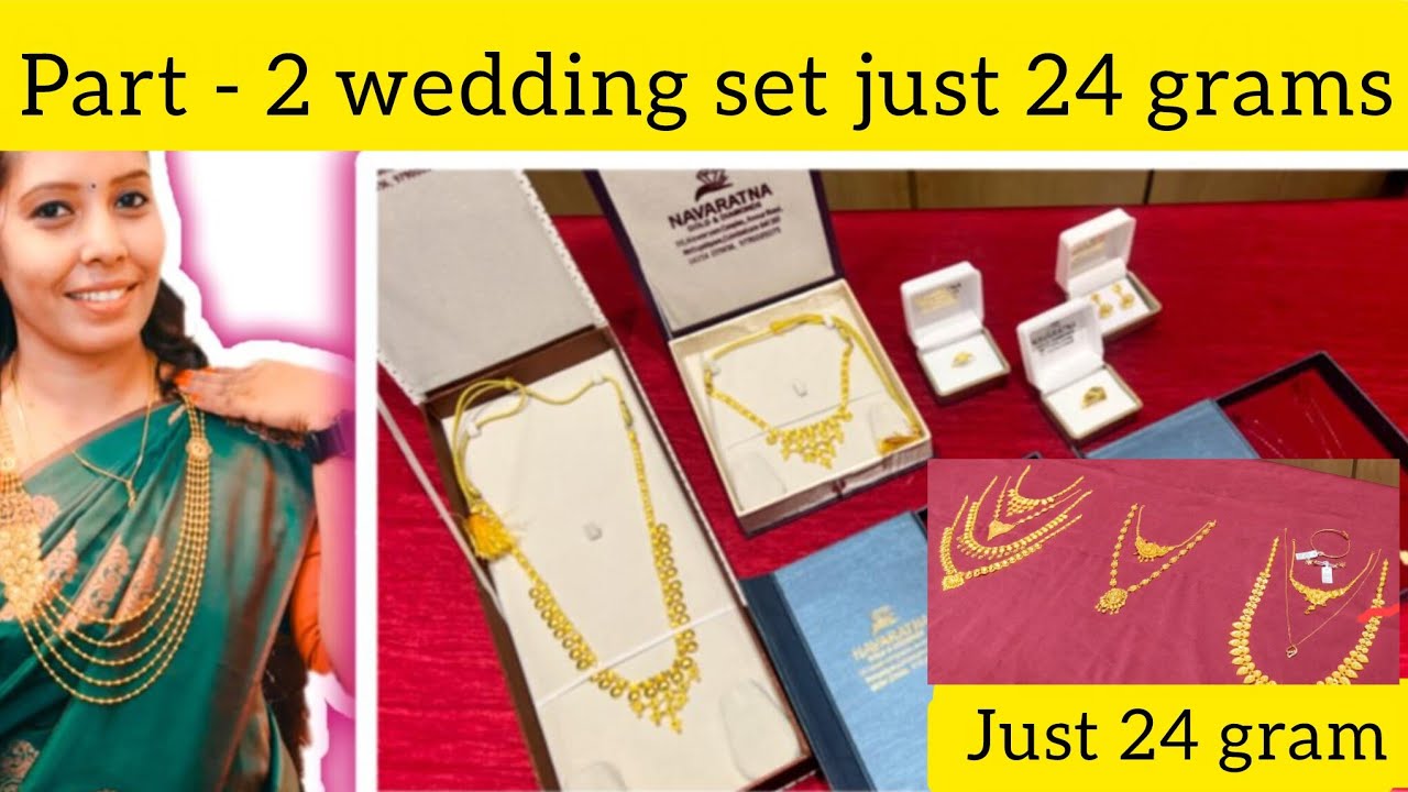 ‼️ NAVARATNA JEWELLERS ‼️ Just 24 grams weddings sets. #navaratnagoldanddiamonds #916