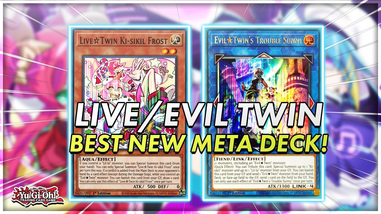 Yu-Gi-Oh! | Live/Evil-Twin Deck Profile! New Meta Deck! FT. Jacob Gamm - December 2021